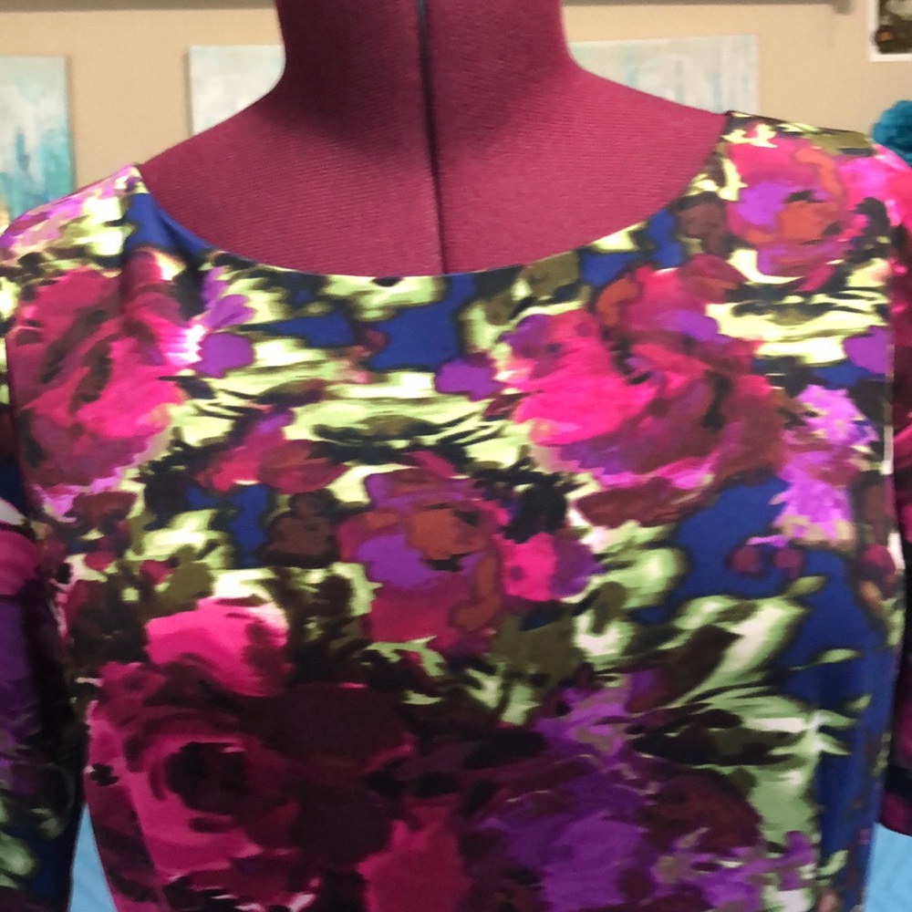 Jessica Howard floral scuba dress - Picture 3 of 12